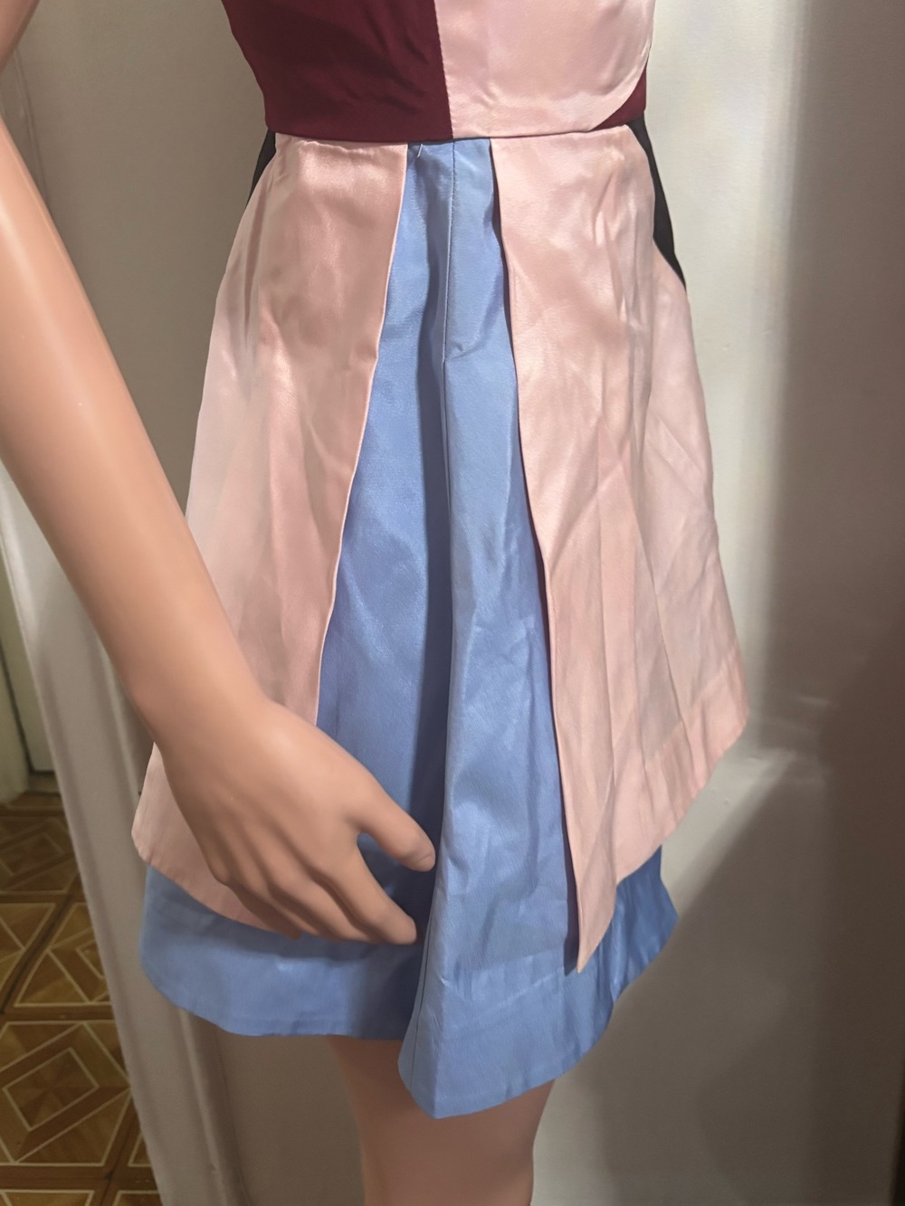 ASILIO Women’s Colorblock A-Line Mini Dress - Picture 7 of 16